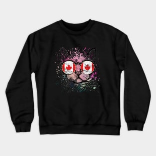 Cat Canadian Crewneck Sweatshirt